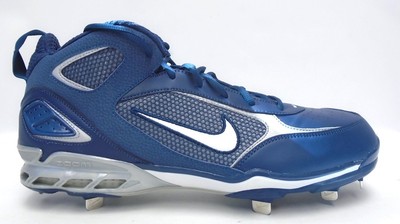 black and blue baseball cleats